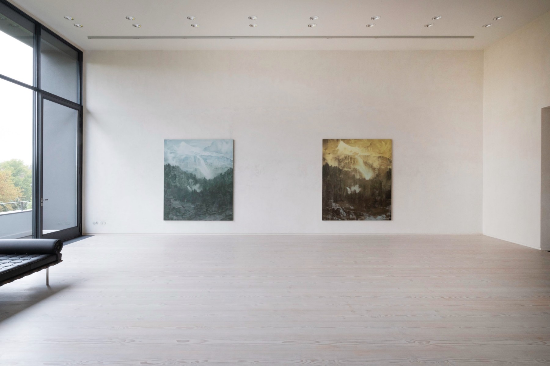 Installation image for Paul Winstanley: The Persistence of the Sublime, at Galerie Vera Munro