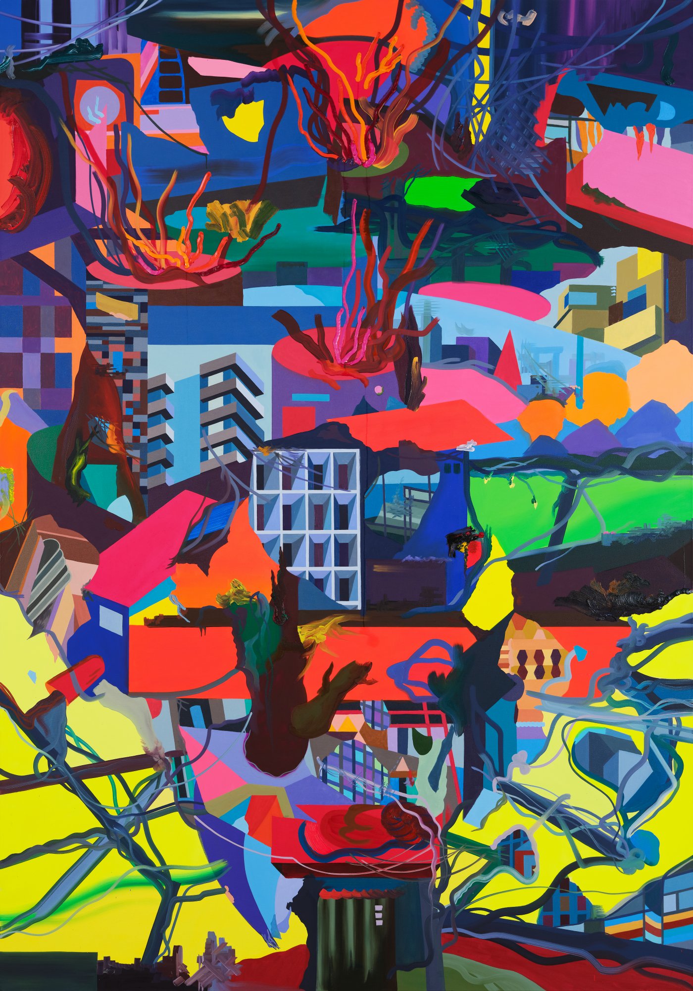 Franz Ackermann, Franz Ackermann & Franz Ackermann, Supply 2, 2023 