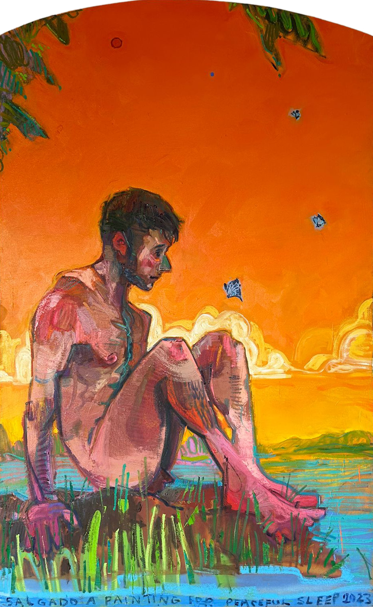 Andrew Salgado, A Painting For A Peaceful Sleep, 2023
