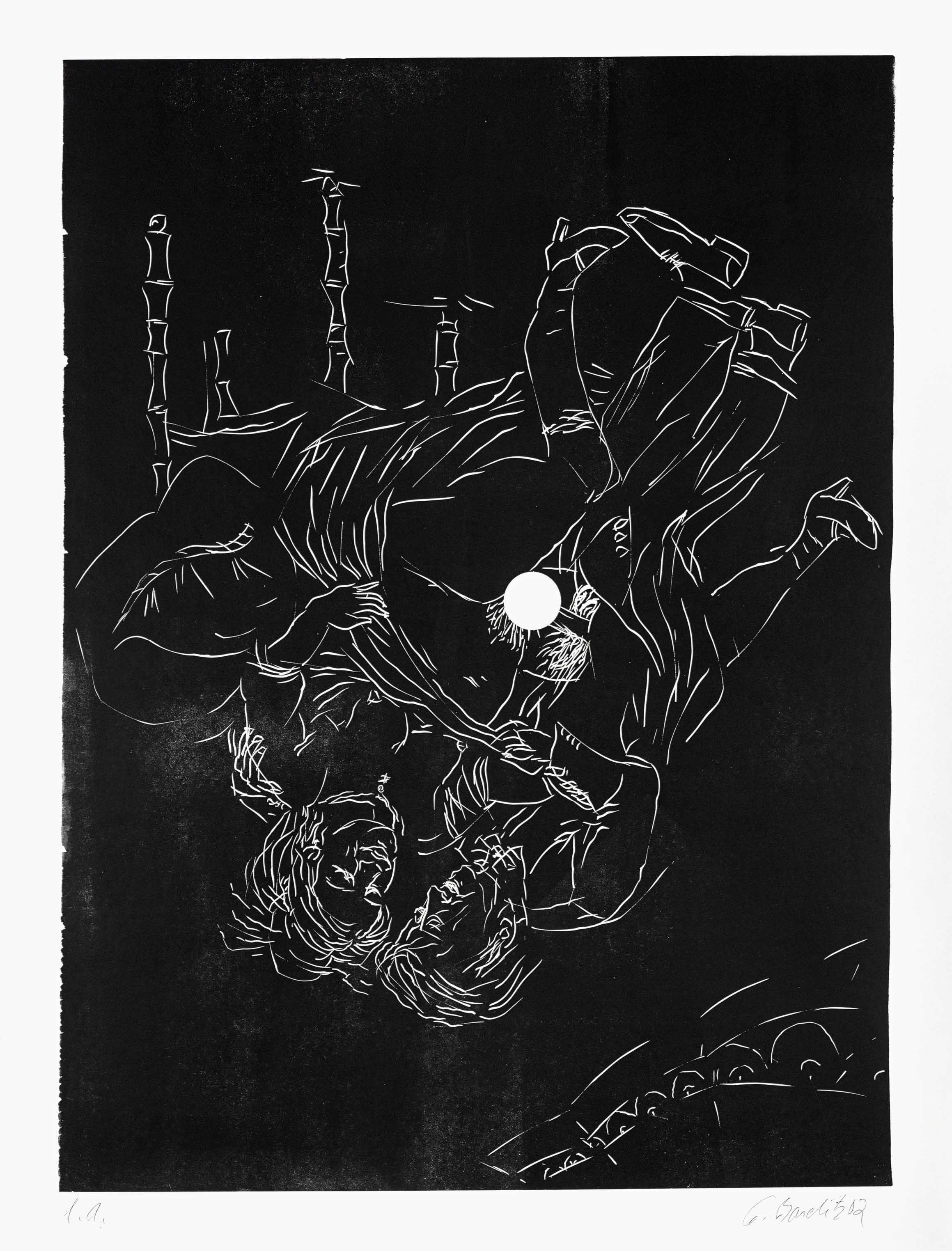 Georg Baselitz, Belle voilette, 2002