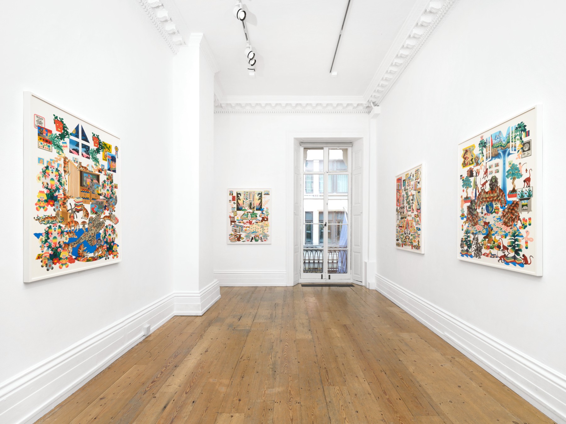 Installation image for Matthew Palladino: Down From The Mountain, at Carl Kostyál