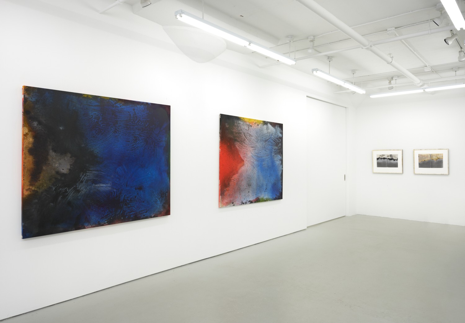 Installation image for Ben Woolfitt: Blue Passage, at David Richard Gallery