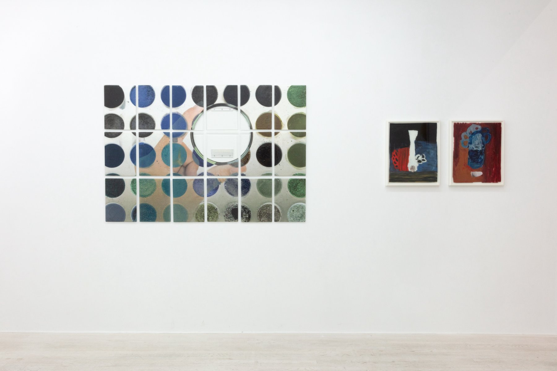 Installation image for The Glass Show, at Halsey McKay Gallery