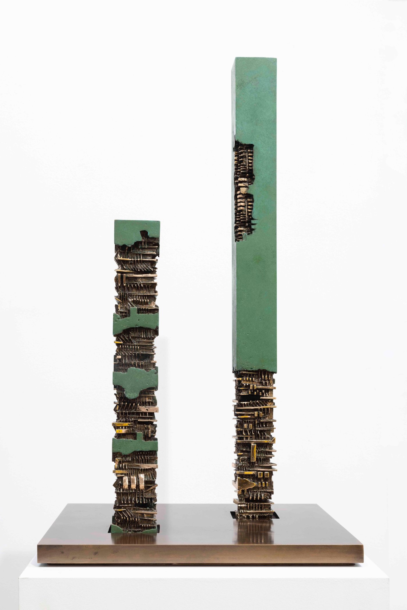 Heinz Mack & Arnaldo Pomodoro, Pillars for Amaliehaven IV, 1981-84 