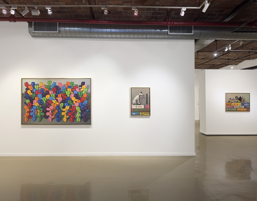 Installation image for Robert C. Jackson: That’s Unreal, at Gallery Henoch