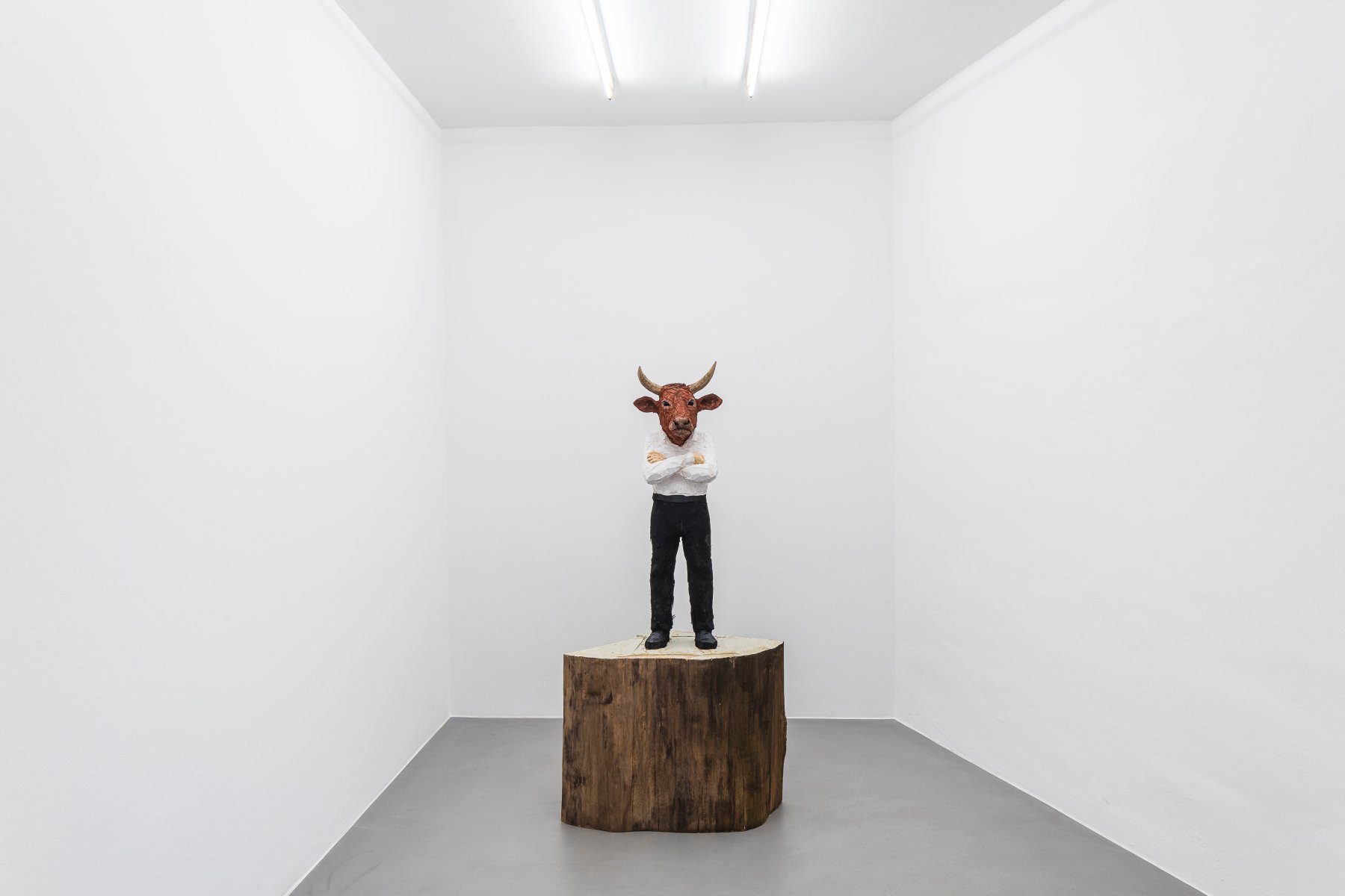 Installation image for Stephan Balkenhol, at Mai 36 Galerie