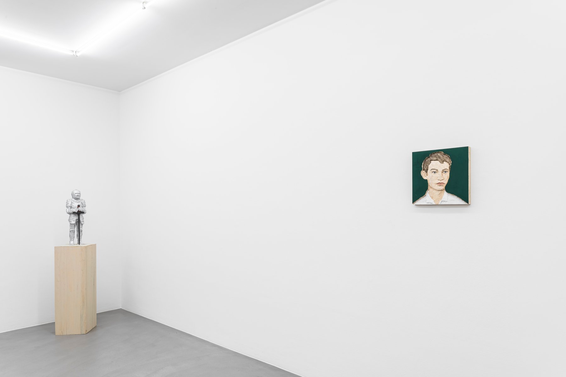 Installation image for Stephan Balkenhol, at Mai 36 Galerie