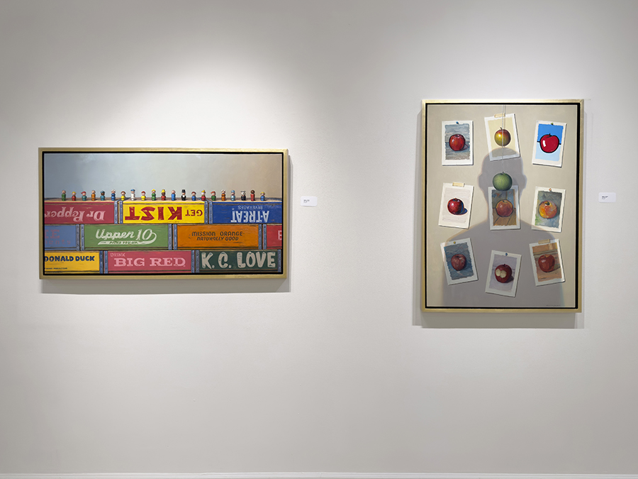 Installation image for Robert C. Jackson: That’s Unreal, at Gallery Henoch