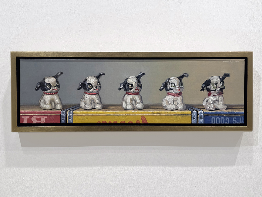 Installation image for Robert C. Jackson: That’s Unreal, at Gallery Henoch
