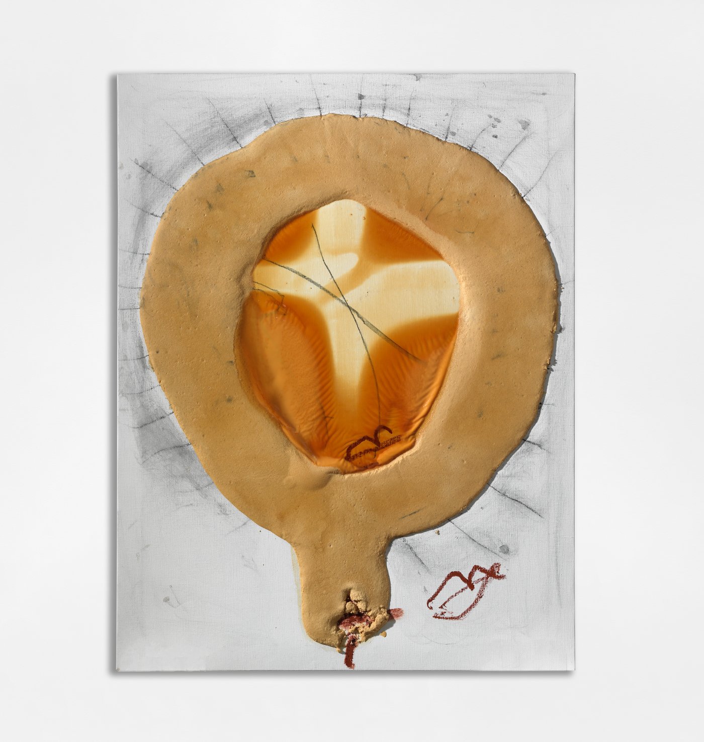 Antoni Tàpies, Mirall de vernis, 2010 
