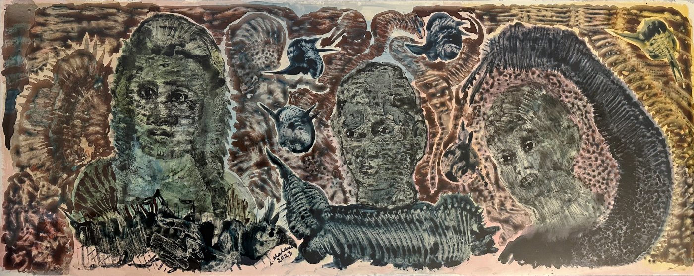 Nalini Malani, Nalini Malani & Nalini Malani, The Human Stain, Medea, 2023 
