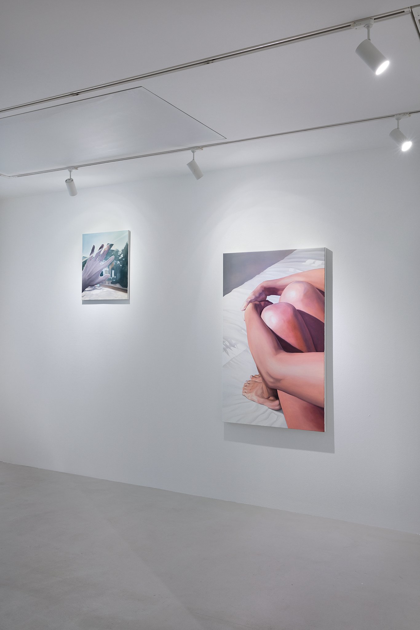 Installation image for Femininity, art as a self-reproduction, at Everyday Mooonday