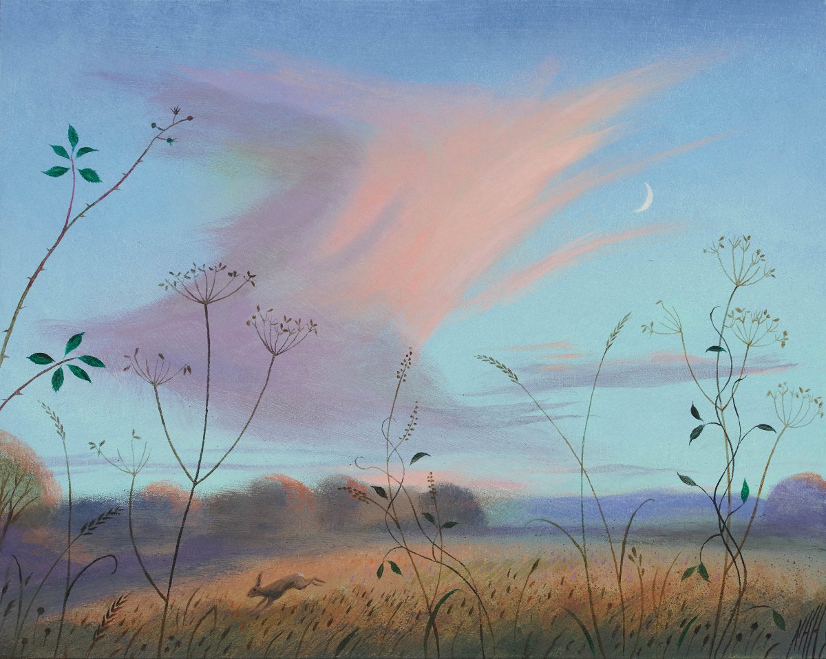 Nicholas Hely Hutchinson, The Pink Cloud and the Hare, 2023 