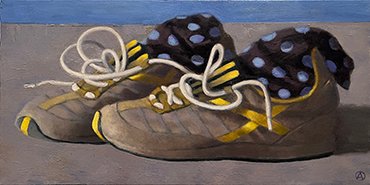 Olga Antonova, Shoes with Polka Dot Socks, 2022
