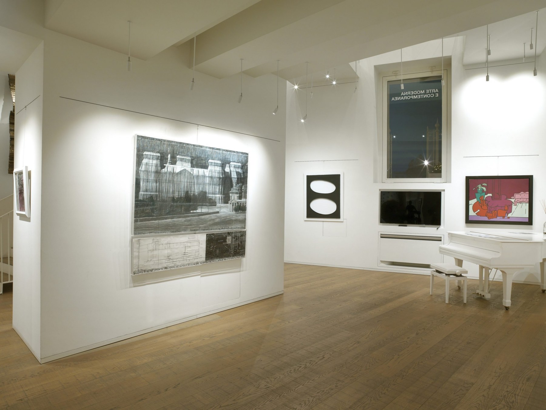 Installation image for Arte moderna e contemporanea. Antologia scelta 2024, at Tornabuoni Art