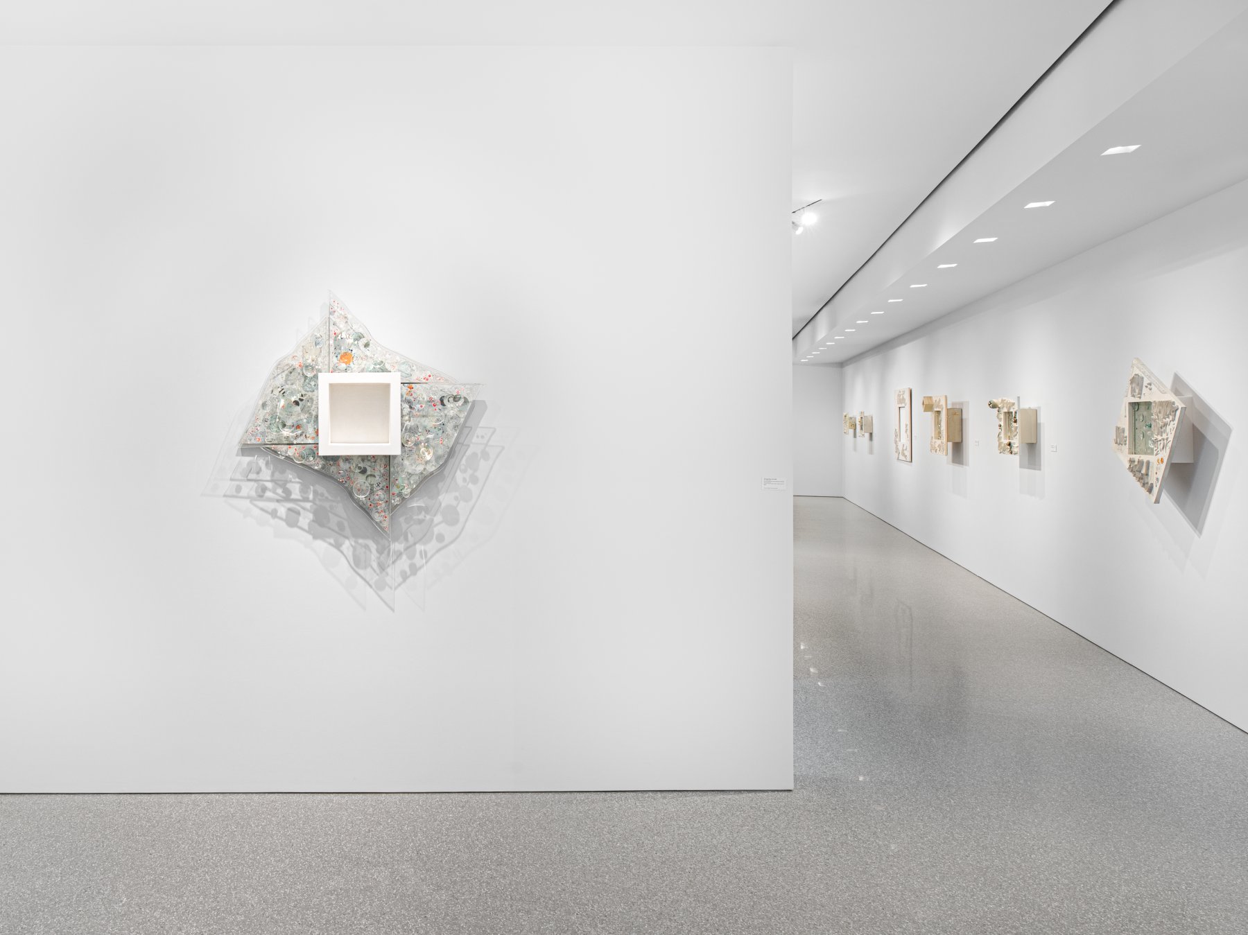 Installation image for Mary Bauermeister: Fuck the System, at Michael Rosenfeld Gallery