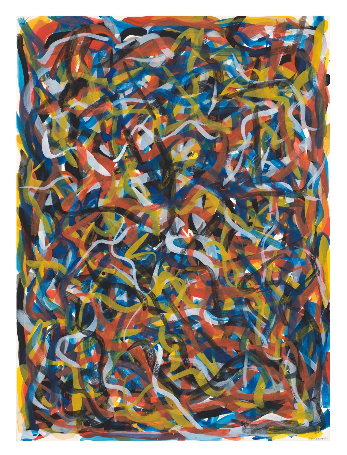 Sol LeWitt, Brushstrokes, 1992