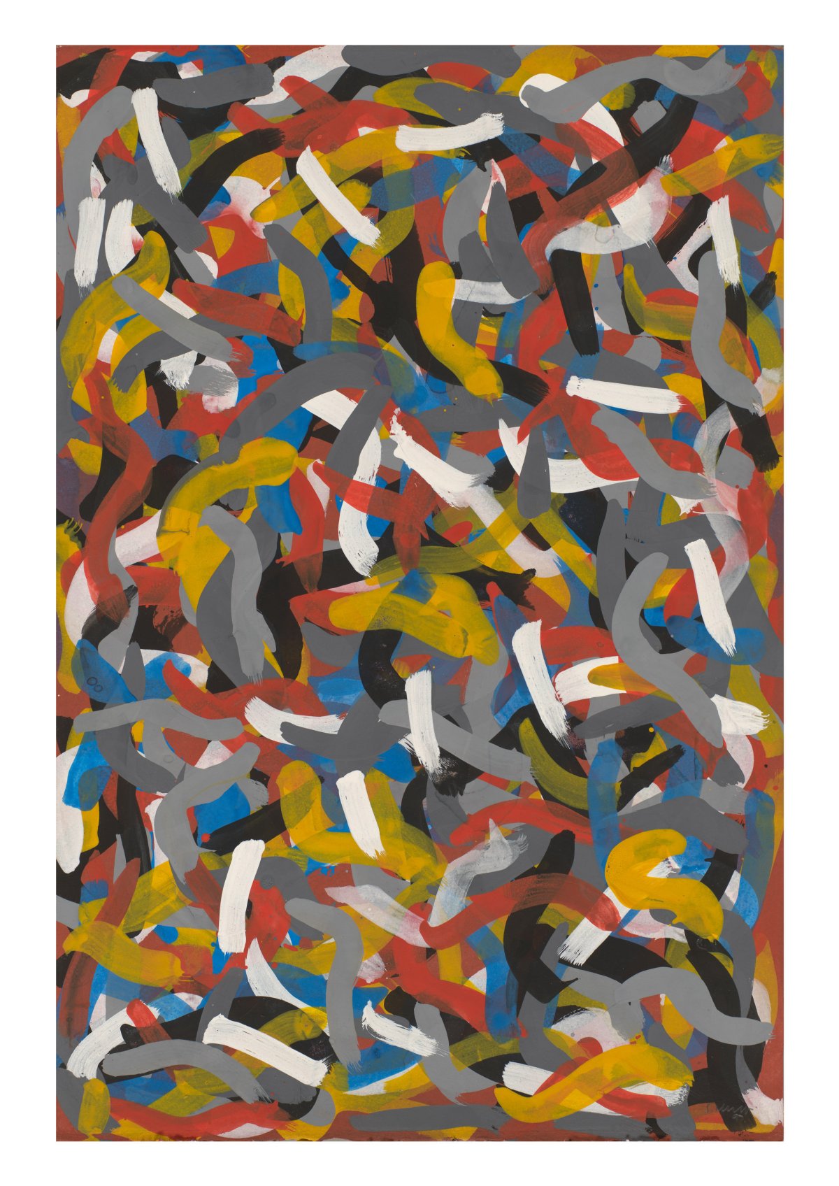 Sol LeWitt, Brushstrokes, 1997