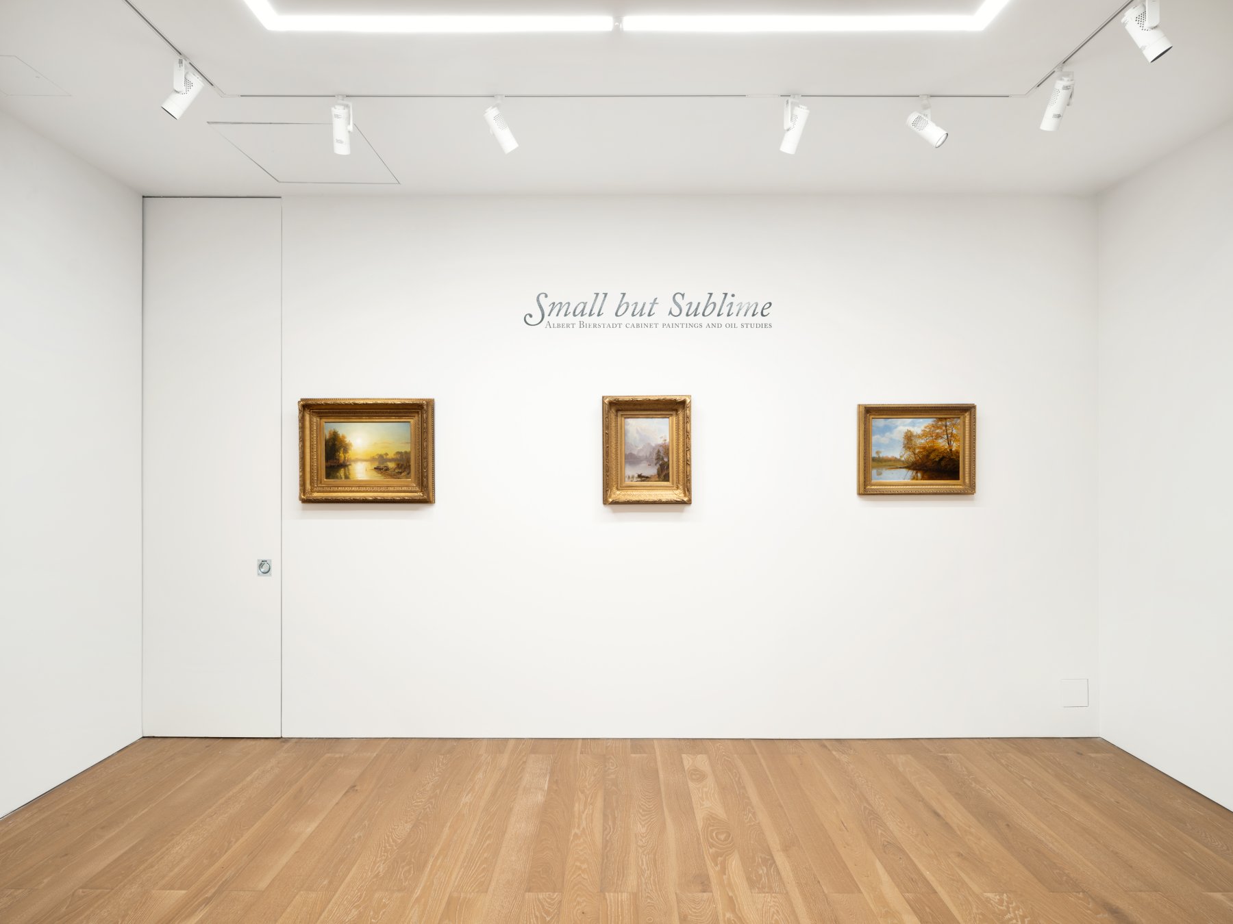 Image for Small but Sublime: Albert Bierstadt Cabinet Paintings and Oil Studies, at Schoelkopf