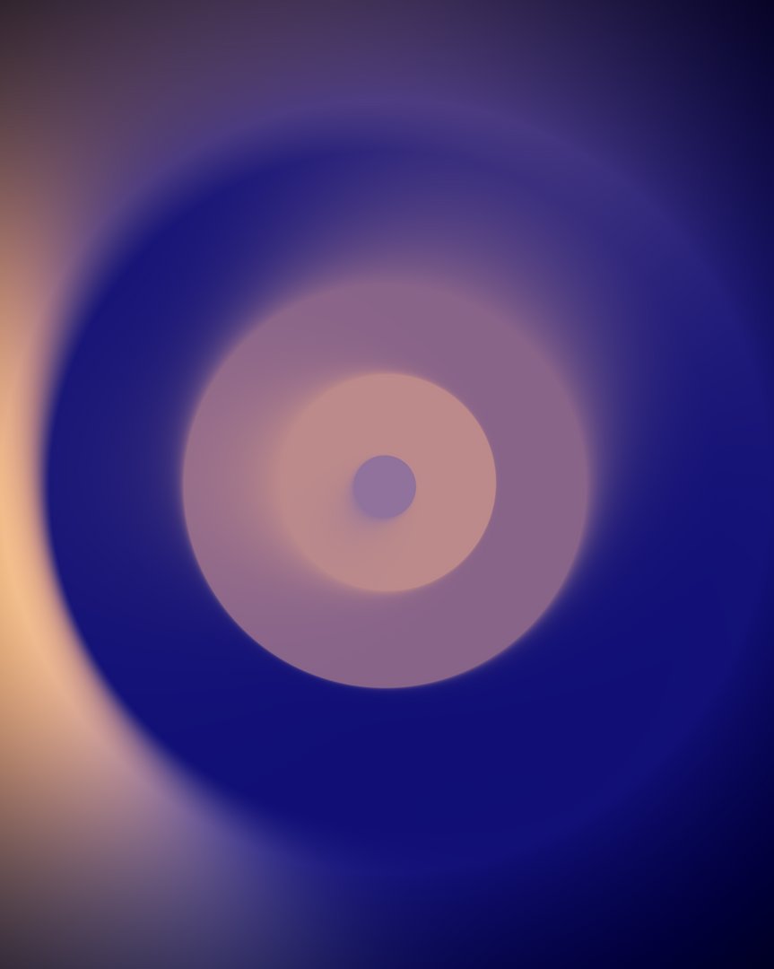 Zach Lieberman, Soft Circle Study #2, 2024