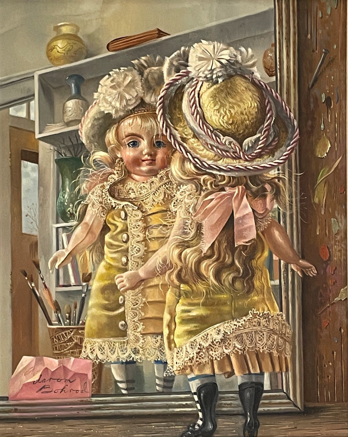 Aaron Bohrod, Doll in Mirror 