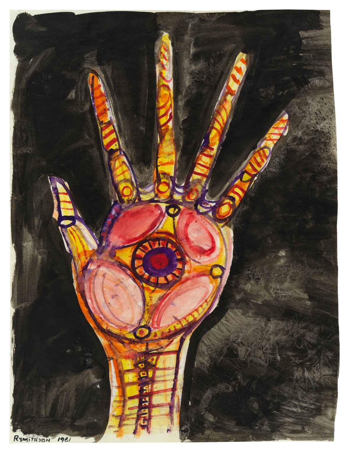 Robert Smithson, Hands Stigmata, 1961
