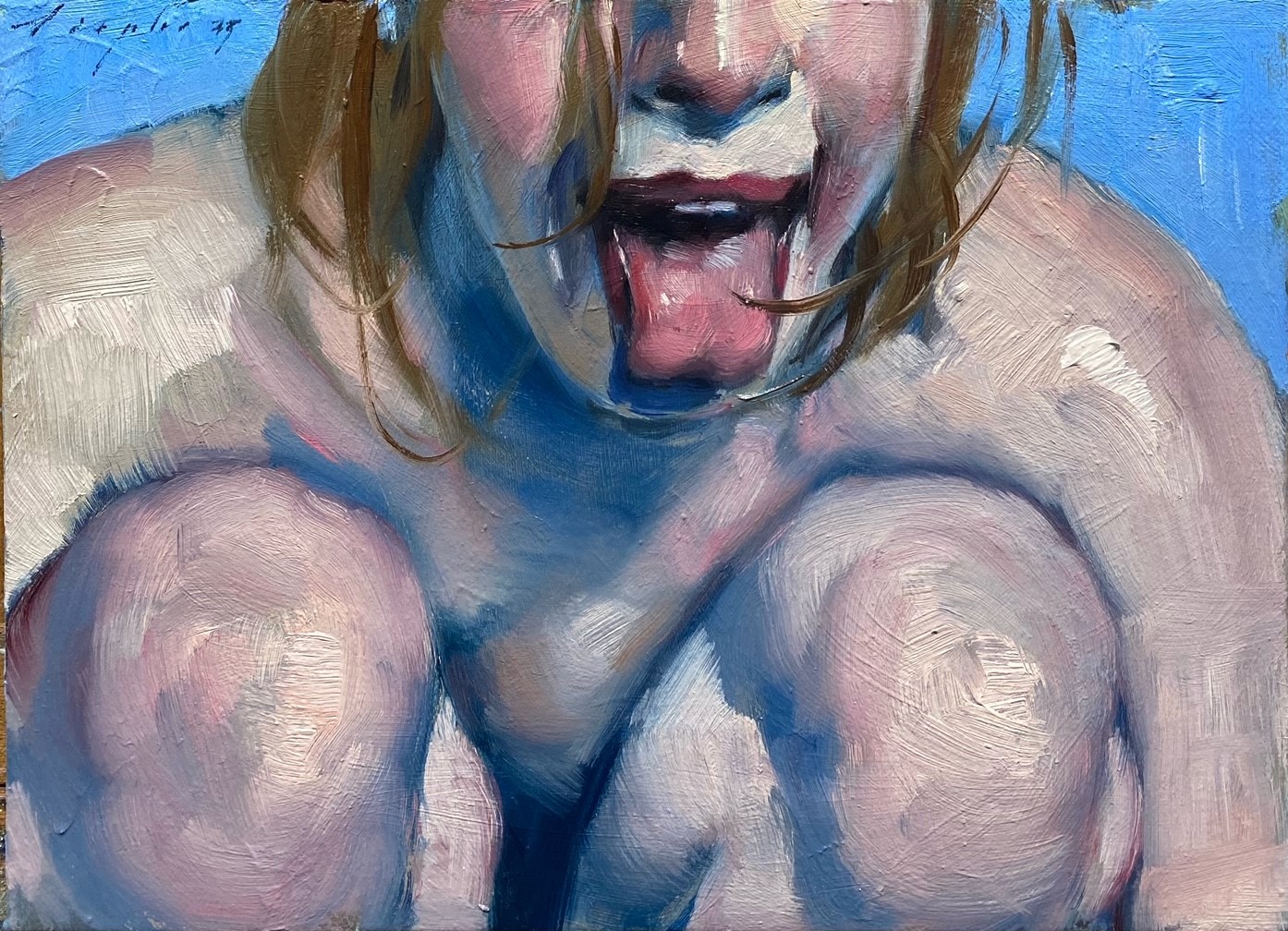 Malcolm Liepke, Tongue Out, 2023