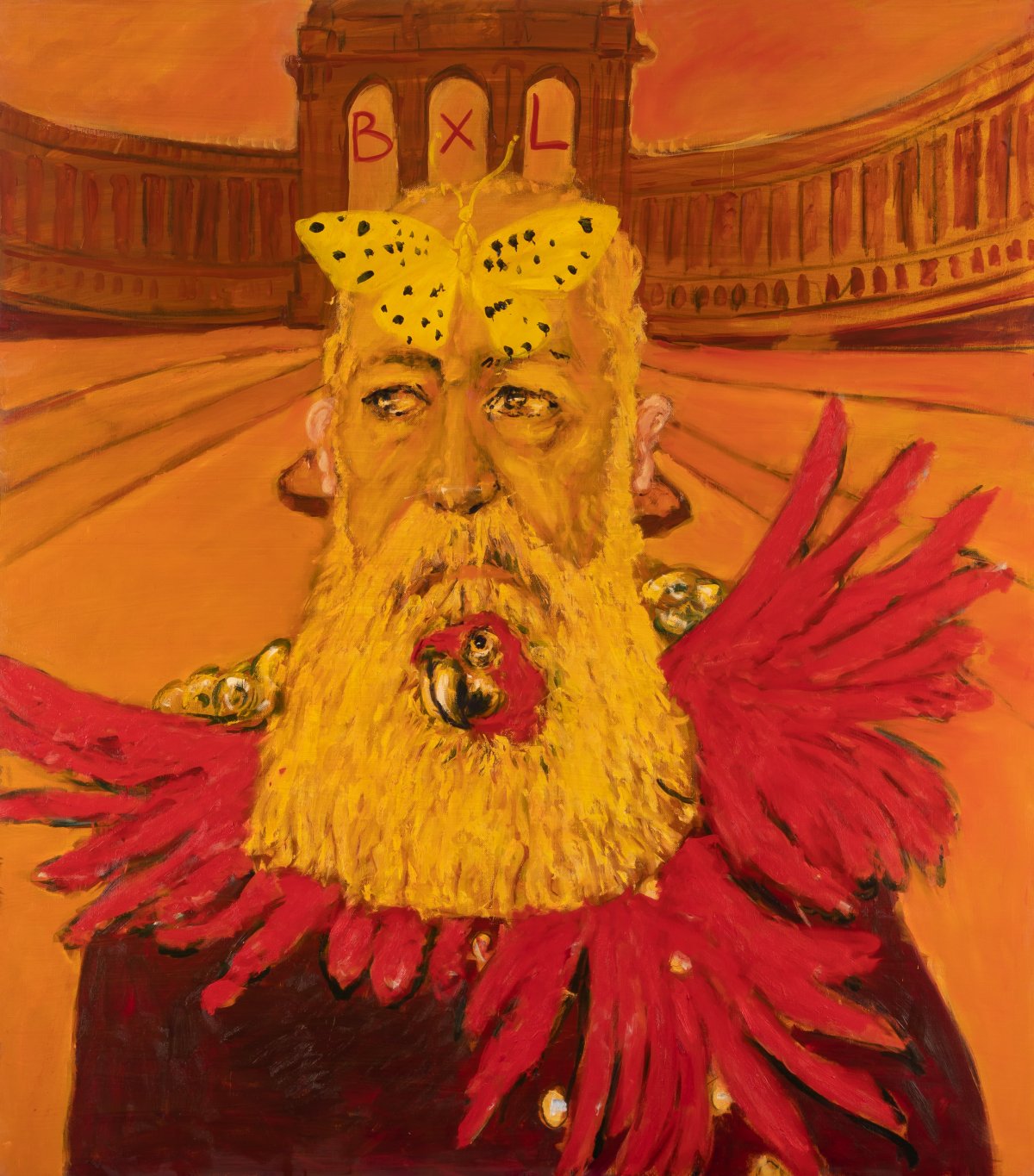 Jan Van Imschoot, Le roi au barbe ara, 2023