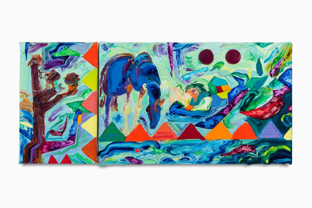 Miryam Haddad, On the Way to Rain I, 2023