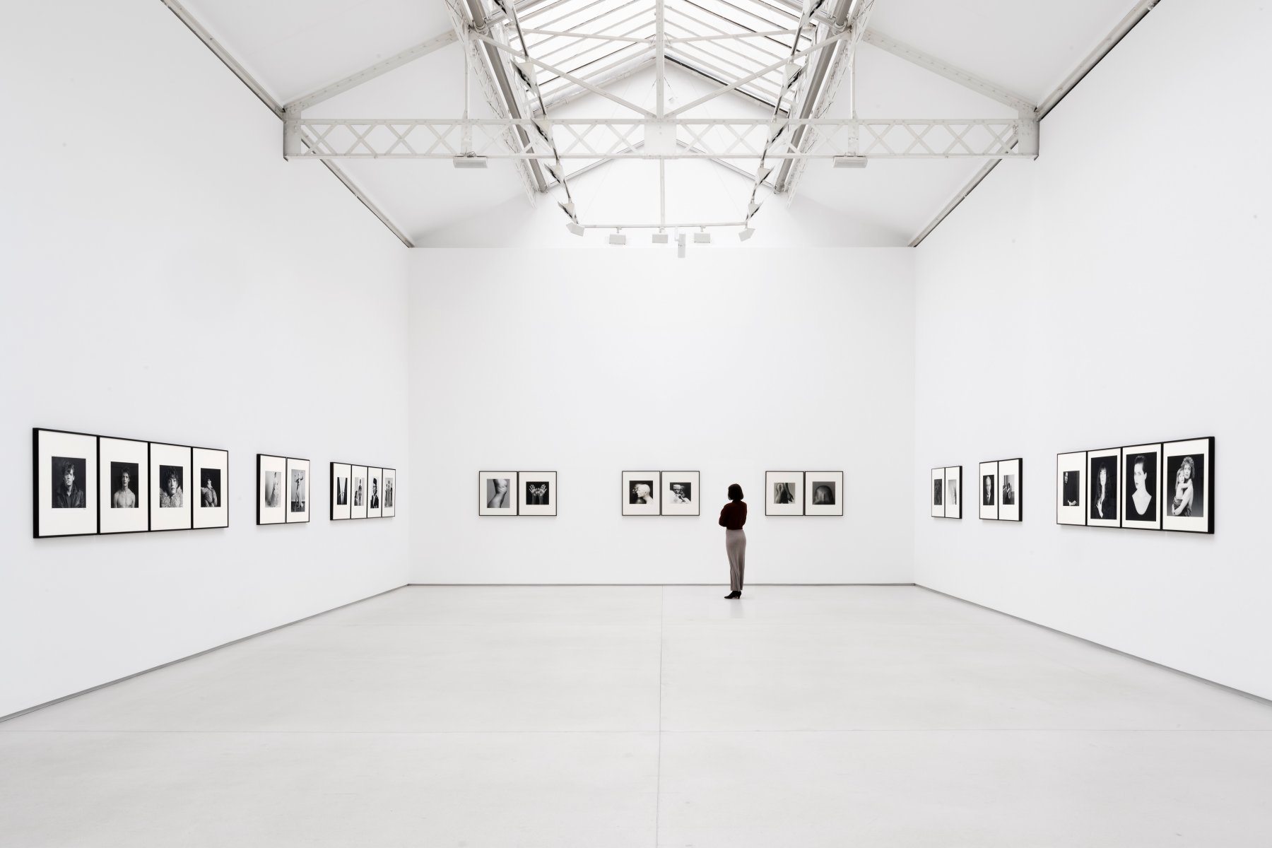 Installation image for Robert Mapplethorpe curated by Edward Enninful, at Thaddaeus Ropac