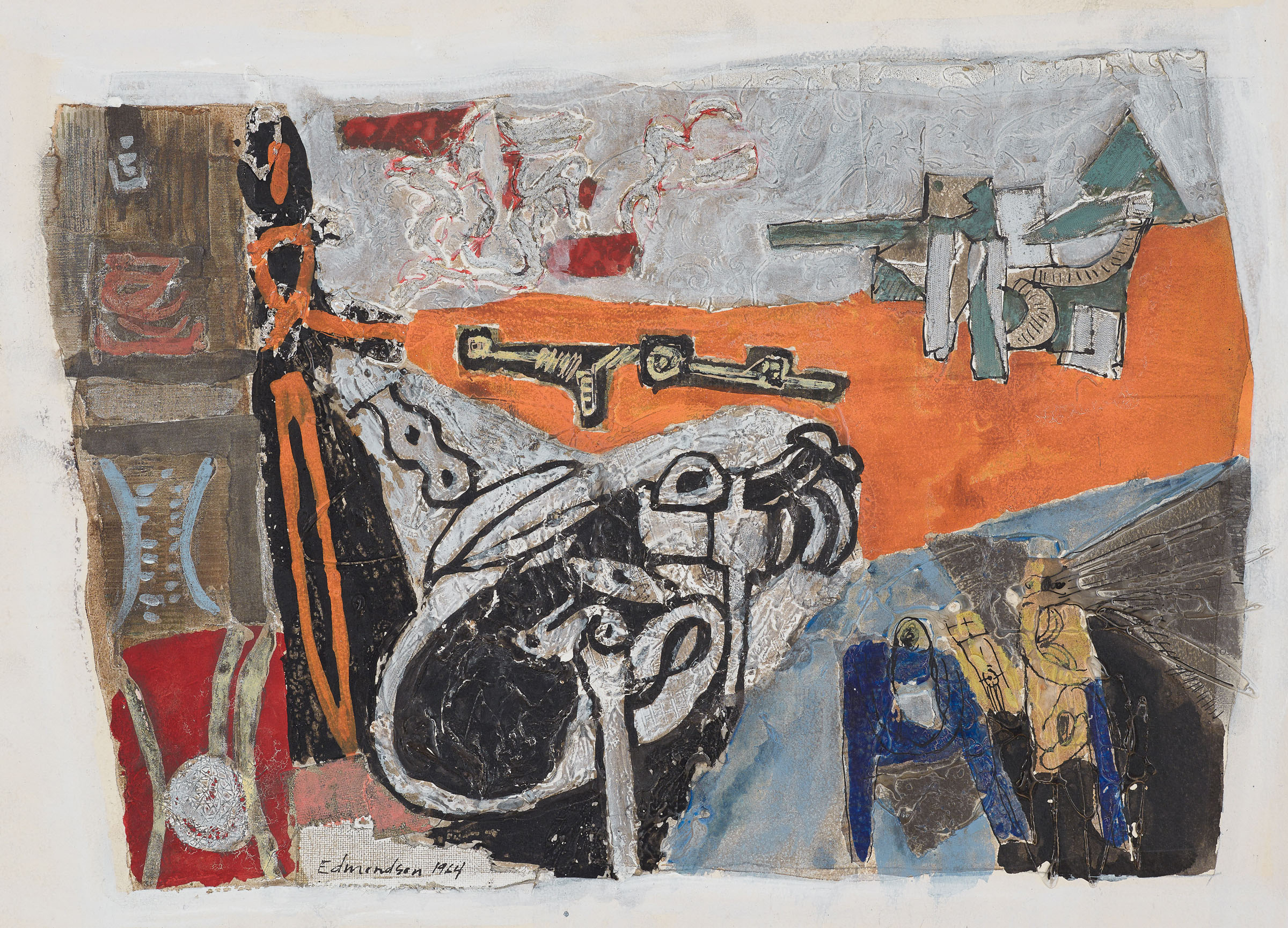 Leonard Edmondson, Untitled Collage III, 1964