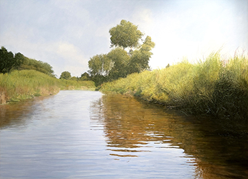Ben Whitehouse, River, Botanical Gardens, Glencoe, Illinois, 2001