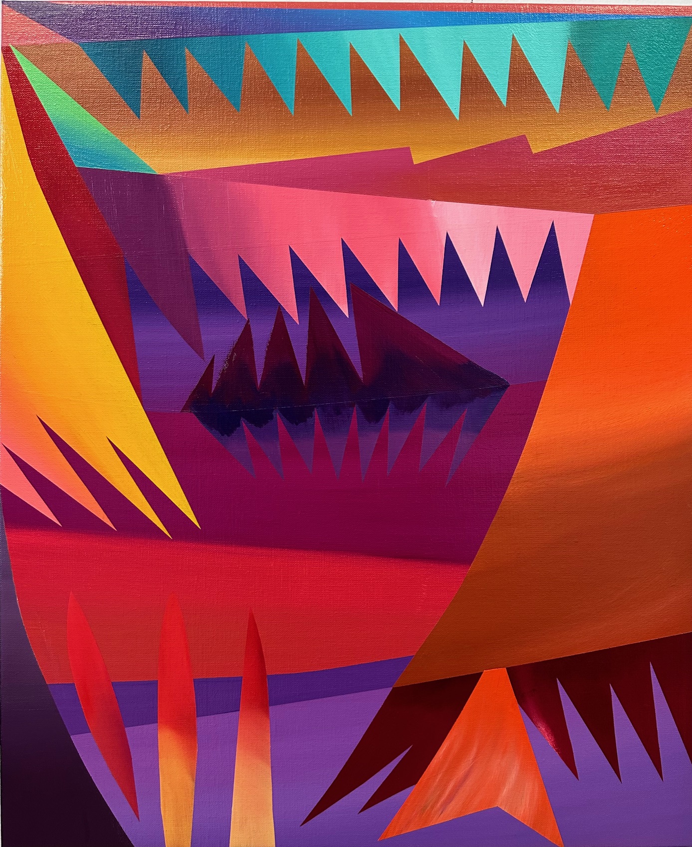 Kristi Kongi, The Light Cloud was So Beautiful in the Evening Sky. The Tones of the Plants and the Landscape were Transferred All Over. The Air was Fresh and Everything Felt New, 2023-2024