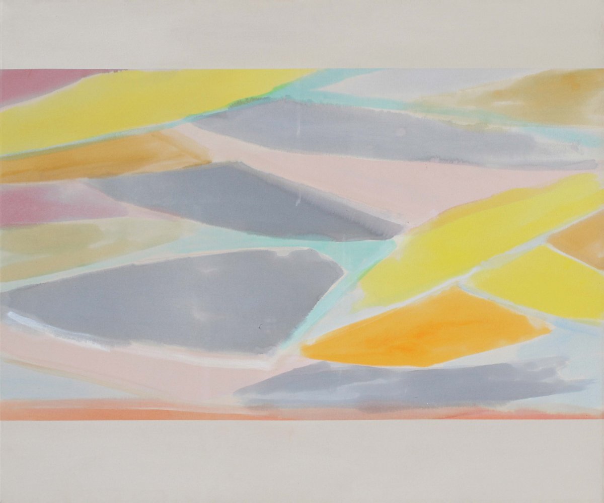 Ronnie Landfield, Tale of Leaves via Cubism, 1986