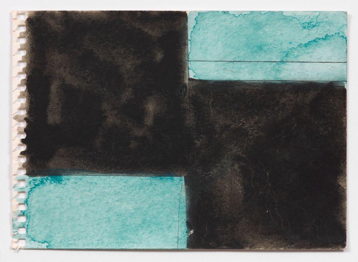 Mary Heilmann, Untitled Watercolor Study, c. 1982 - 1984