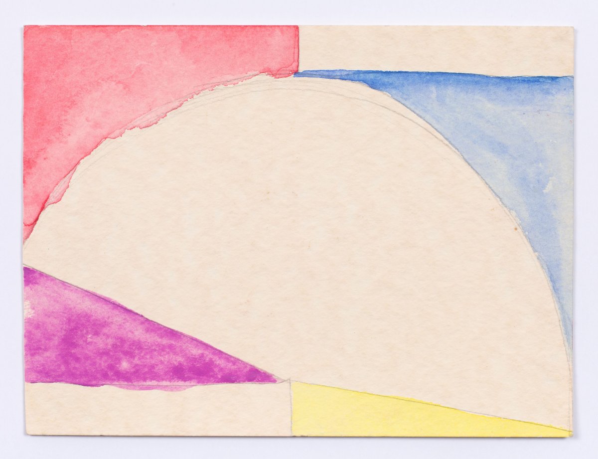 Mary Heilmann, Untitled Watercolor Study, c. 1986 - 1988