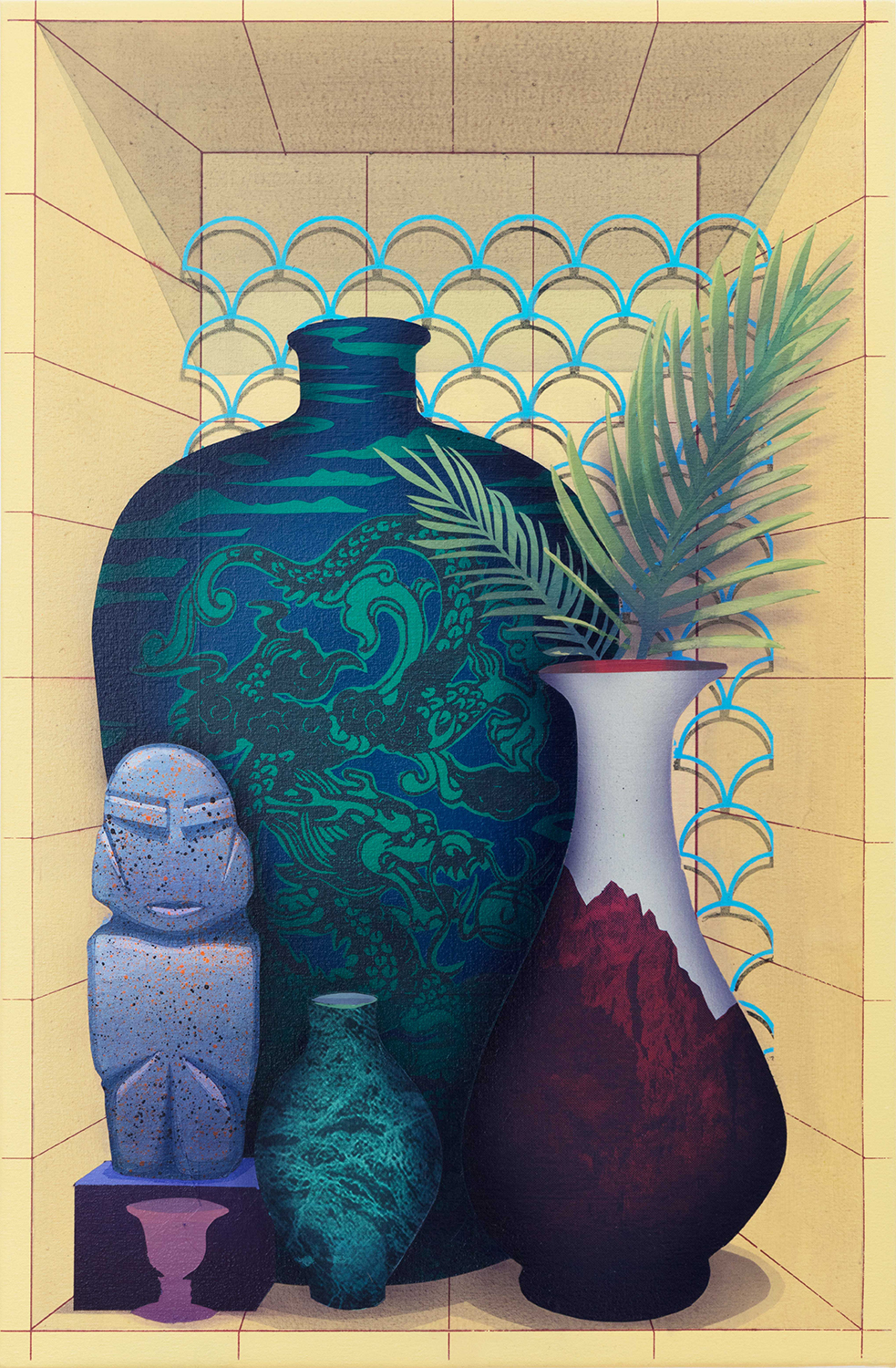 Robert Minervini, The Excluded (2 Vases), 2019