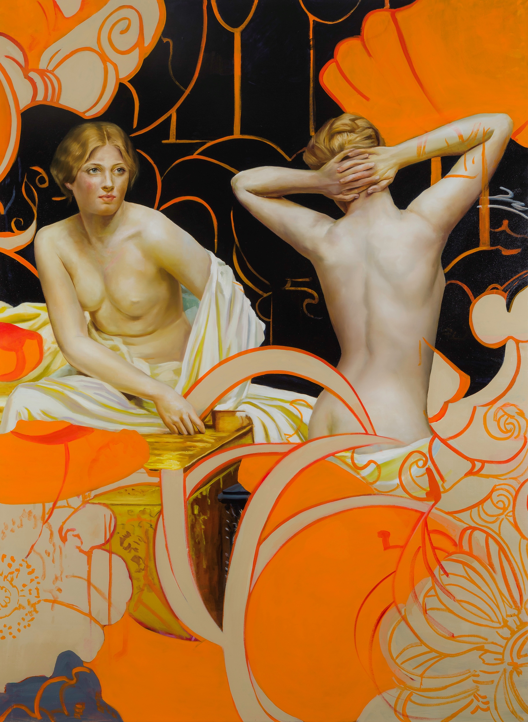 Angela Fraleigh, Rooted in Constellations, 2021
