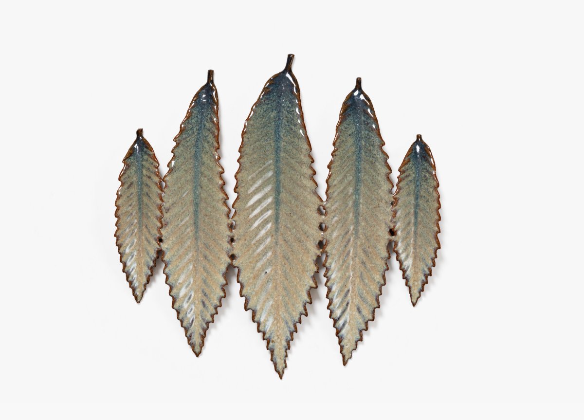 Marianne Nielsen, Five Sweet Chestnut Leaves, 2023