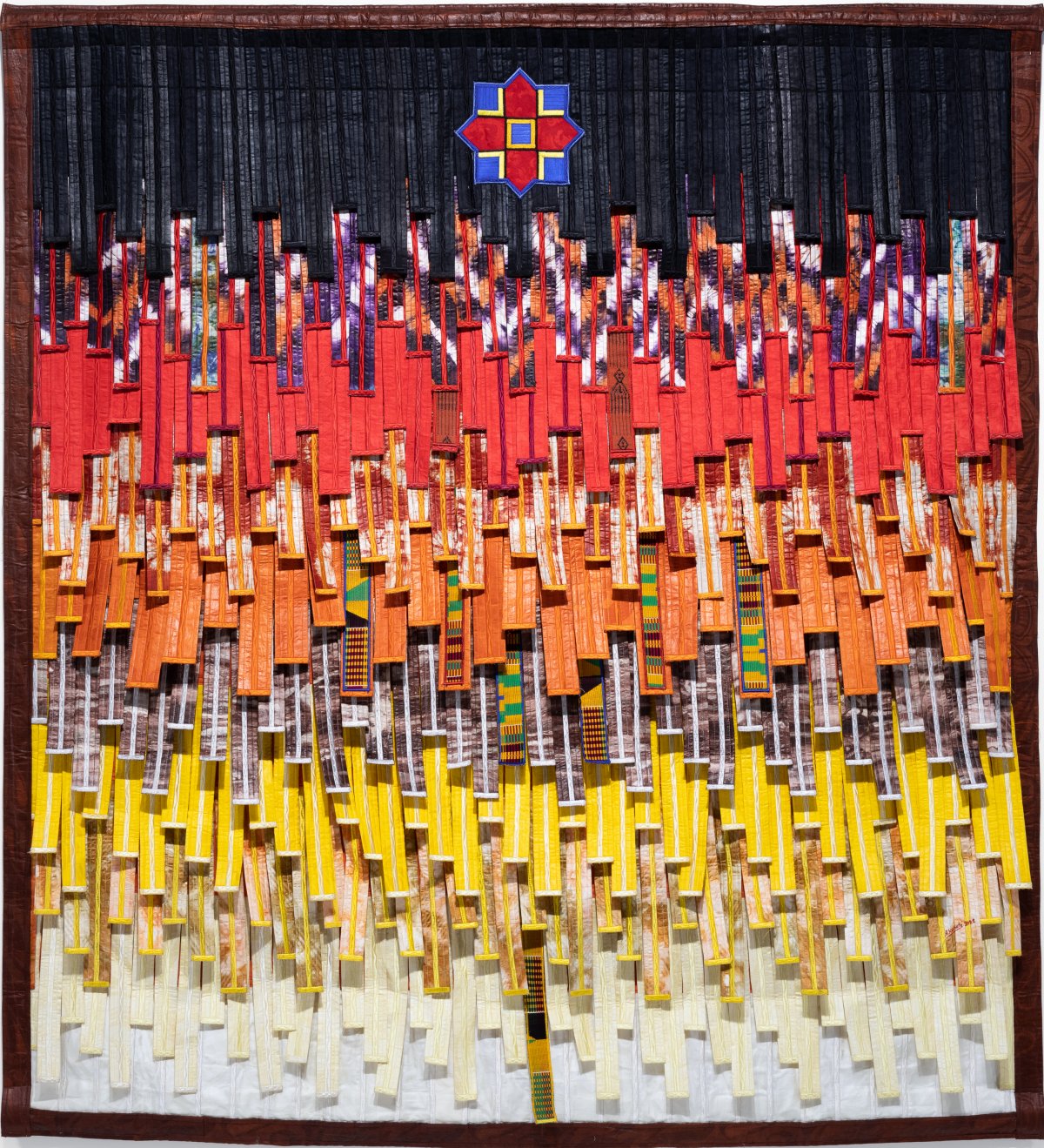 Abdoulaye Konaté, Arkilla et kente N°2AB, 2022