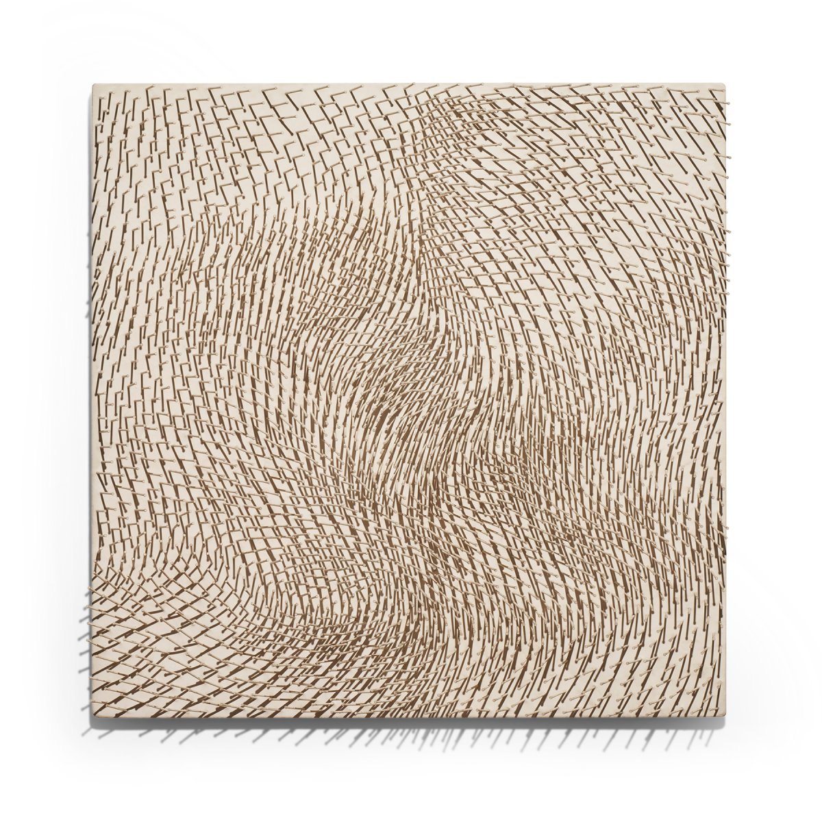 Günther Uecker, Bewegtes Feld II, 1963