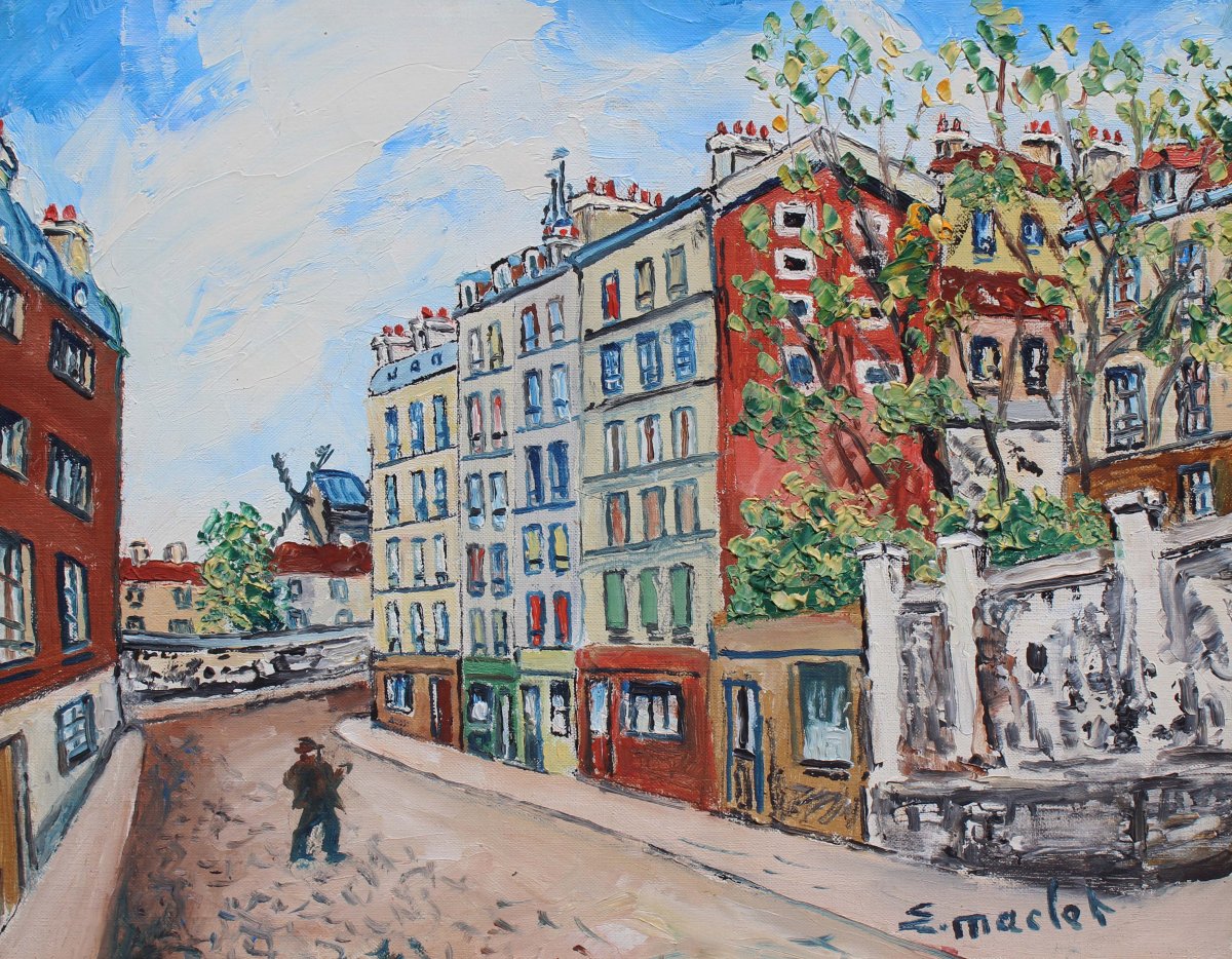 Élisée Maclet, Rue d'Orchampt, Montmartre