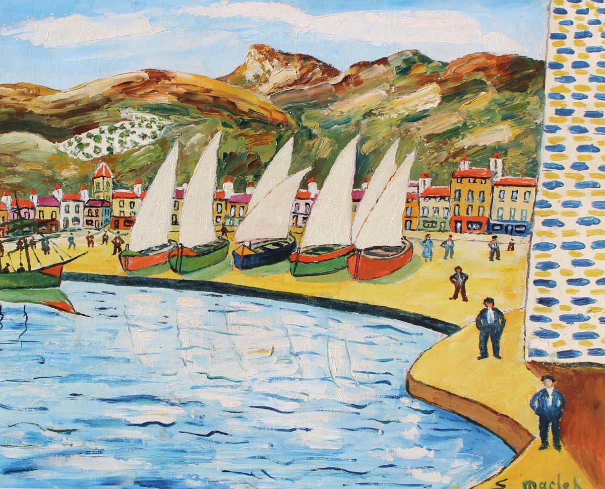 Élisée Maclet, Bateaux de peche a Collioure