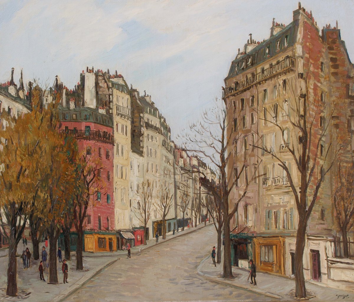 Alphonse-Léon Quizet, Place des Rigoles et rue des Pyrenees