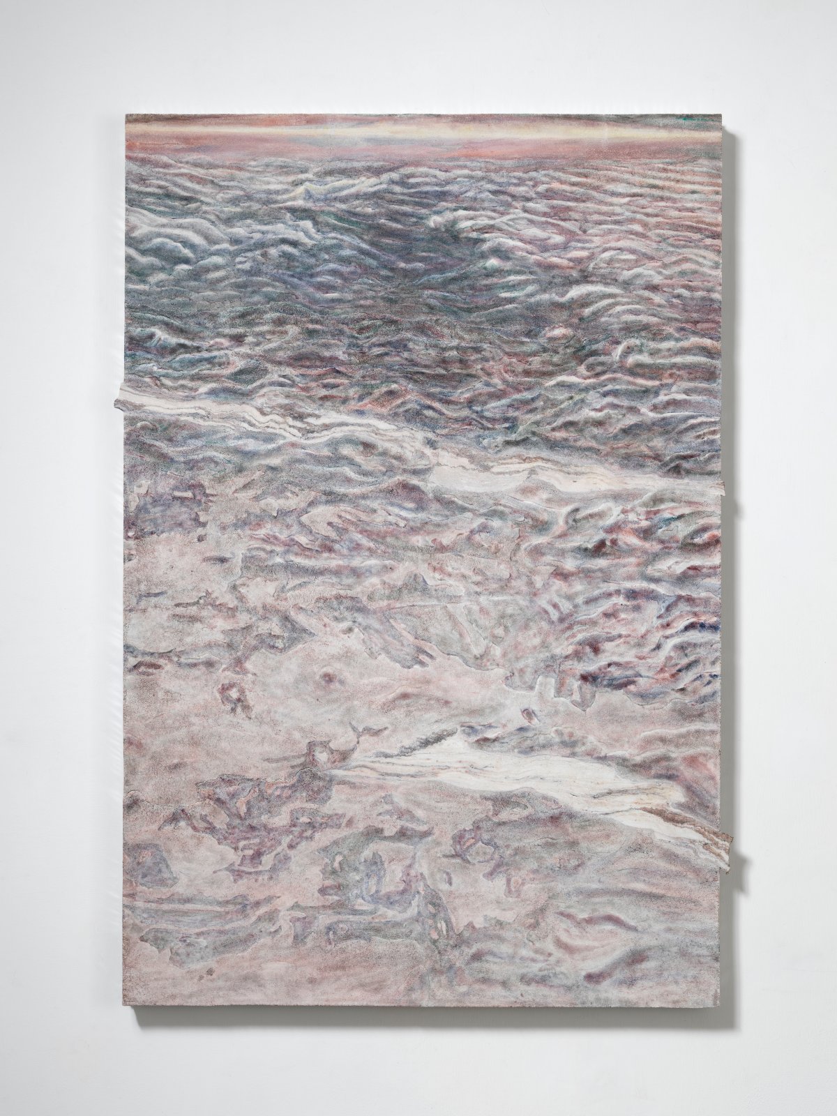 Anri Sala, Surface to Air XV (Cipollino Venato Rosso/Afternoon Slighlty After), 2023
