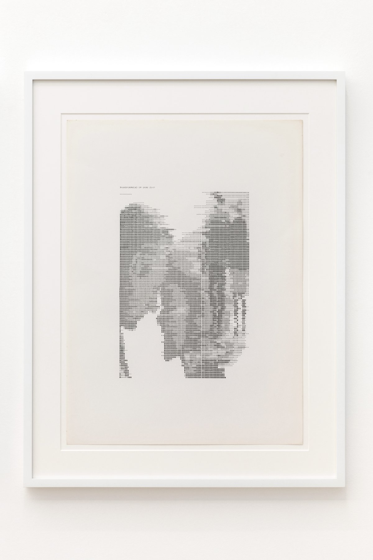 Waldemar Cordeiro, Derivatives of an Image degree 0, 1969