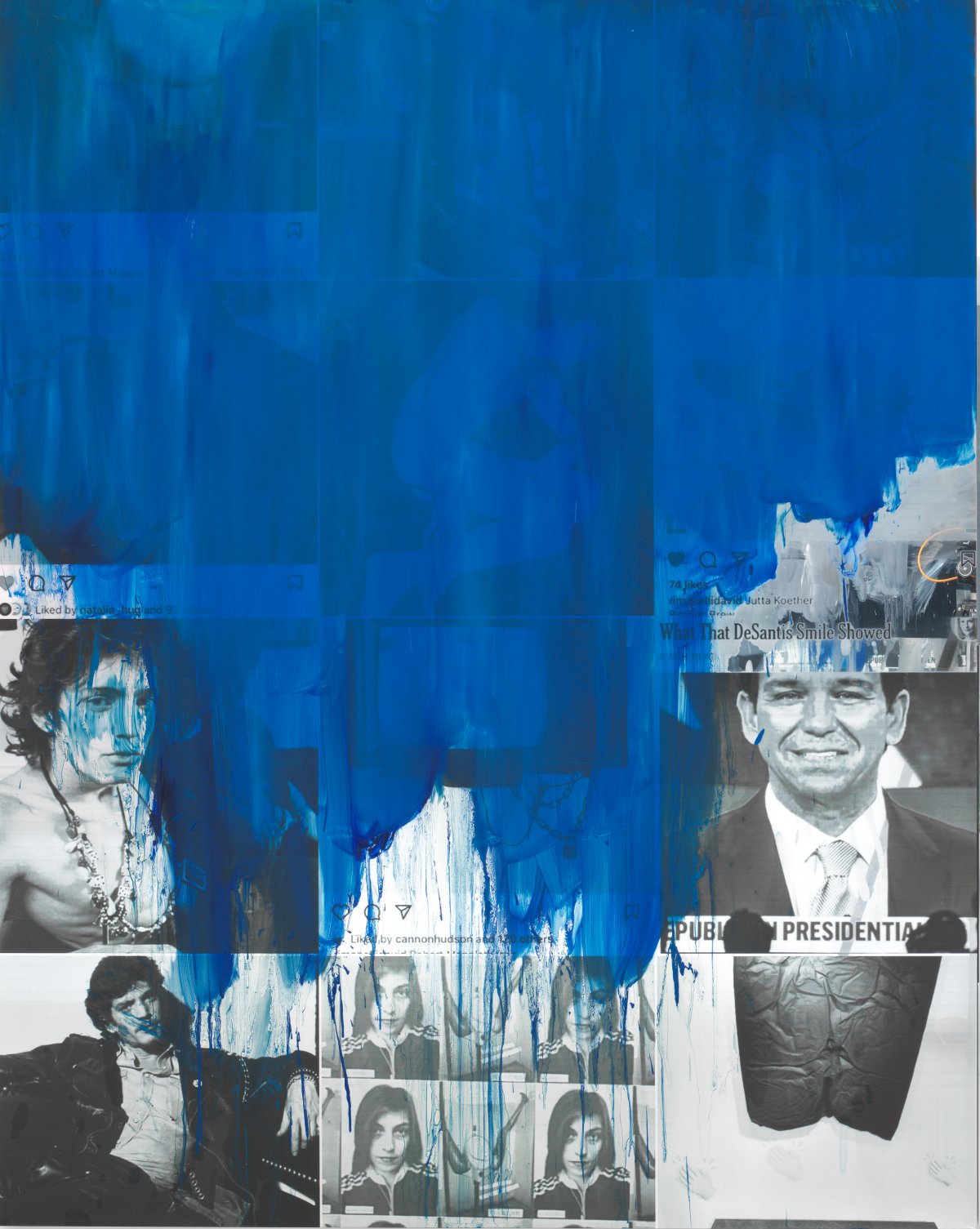 Anne-Mie Van Kerckhoven, Rudolf Schwarzkogler, Peter Bonde, Boris Lurie & Peter Bonde, PISSINGINPOOLS #2, 2024