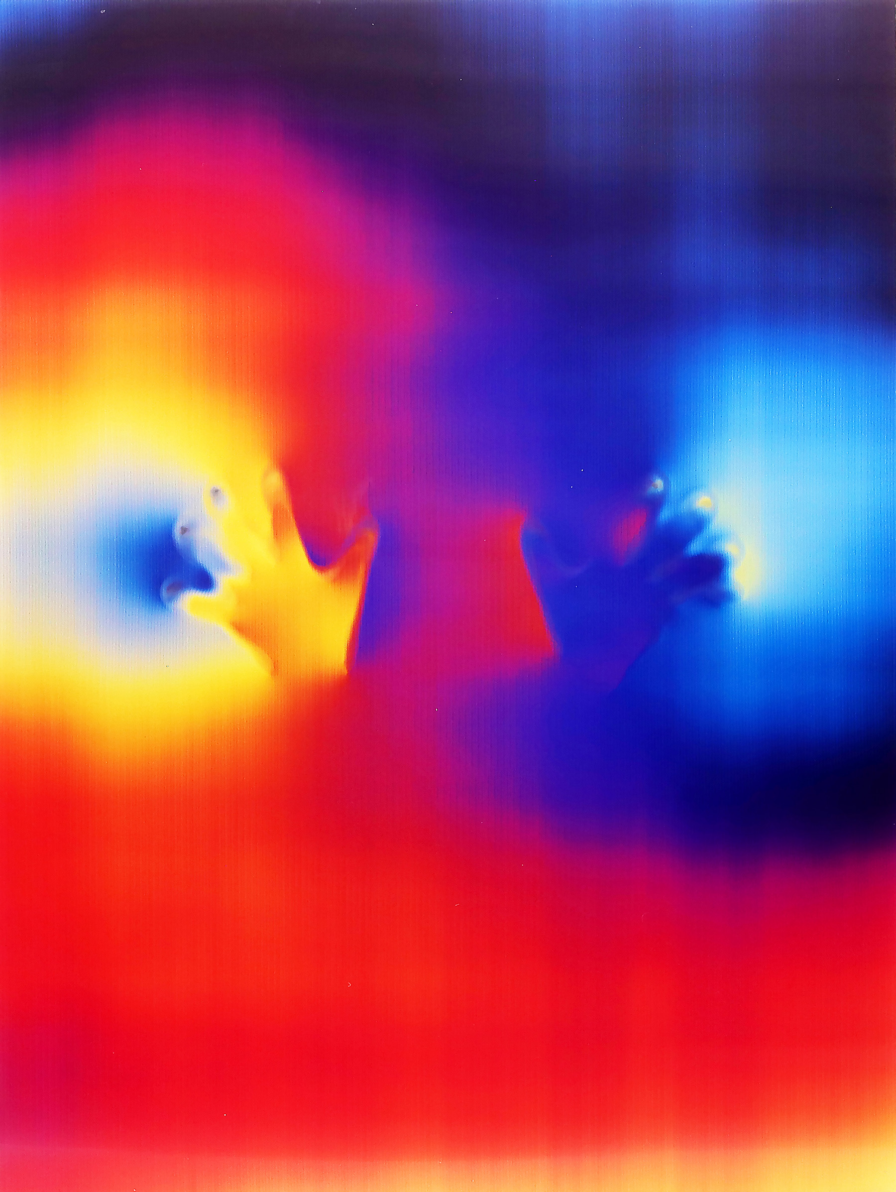 Pascal Dombis, Autoportrait III (Post-Digital Burn), 2024