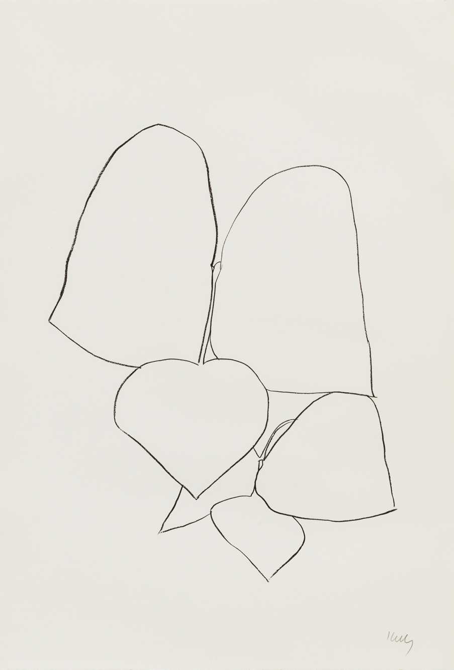 Ellsworth Kelly, String Bean Leaves II, 1965-66