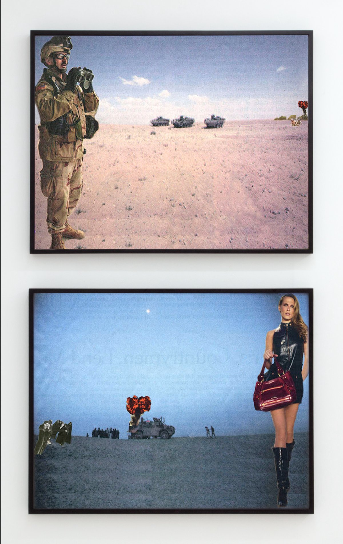 Martha Rosler, Afghanistan (?) and Iraq (?), from the series House Beautiful: Bringing the War Home, New Series, 2008